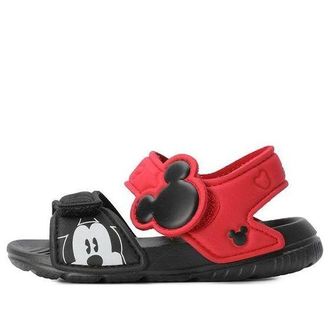 adidas (TD) adidas x Disney M&M AltaSwim I Red Sandals Black Scarlet White BA9303