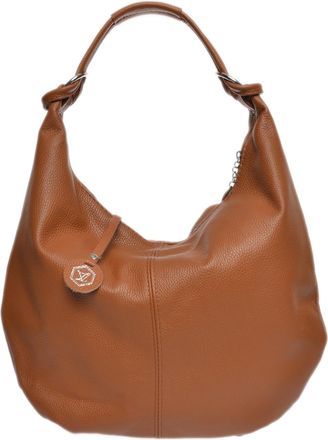 Luisa Vannini Brown Rundleer Tas