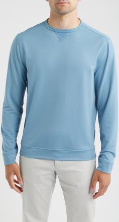 Johnnie-O Willard Crewneck Sweatshirt in Carbon Fiber at Nordstrom, Size Xx-Large