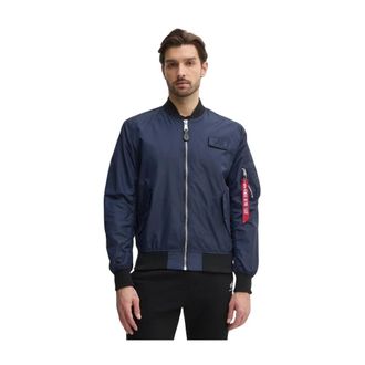 Alpha Industries Uomo, Giacche, Blu, S, new