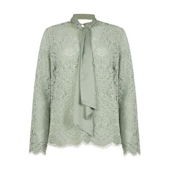 D.exterior Blouses, female, Green, Size: L Polyester shirt with unique design
