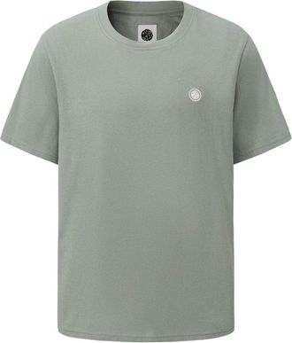 Pretty Green Heren Klein Logo Katoenen T-Shirt (Lichtgroen)