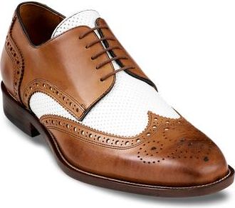 Paul Fredrick Morris Derby in Chestnut/white at Nordstrom, Size 10.5