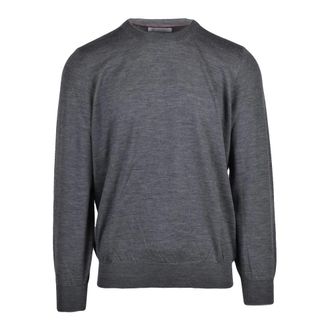 Brunello Cucinelli Heren, Truien, Grijs, Maat: XL Wol