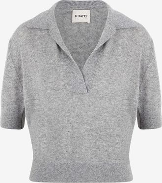 Khaite Kaschmir-Polopullover The Shrunken Jo