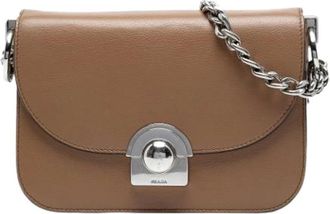 Prada Pre-owned Cross Body Bags, female, Brown, Size: ONE SIZE Pre-owned The Arcade Crossbody Bag