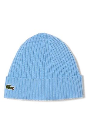 Lacoste Wool Cuff Beanie in Hbp Panorama at Nordstrom