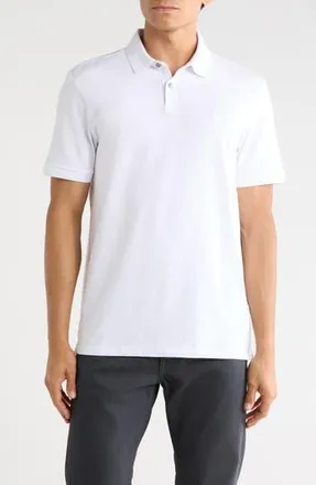 DKNY Essential Polo in White at Nordstrom Rack, Size X-Large