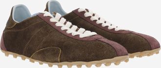 Maison Margiela Suede Low-Top Sneaker - Brown