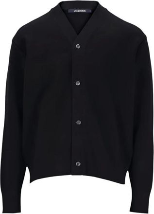 Jacquemus Heren, Truien, Zwart, Maat: XL Wol