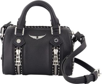 Zadig&Voltaire Sunny Nano Studs Bag - Dames - Handtassen - Zwart - ONE Size - Leer - Tassen