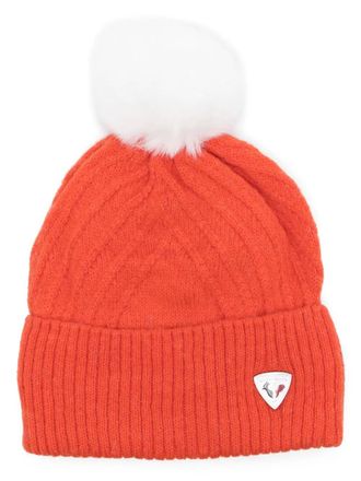 Rossignol Sara beanie - women - Acrylic/Polyamide/Alpaca/Polyester/Wool - One Size - Orange