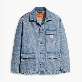 Levi's Mens Levis Broadway Coat in Put In Work - Blue - Size Medium