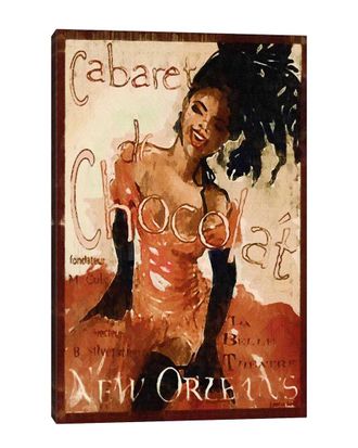 iCanvas Cabaret Chocolate By Vintage Apple Collection Wall Art