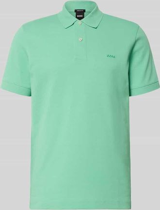 HUGO BOSS Regular Fit Poloshirt aus reiner Baumwolle Modell PALLAS in Hellgruen, Gr&ouml;&szlig;e XXXL