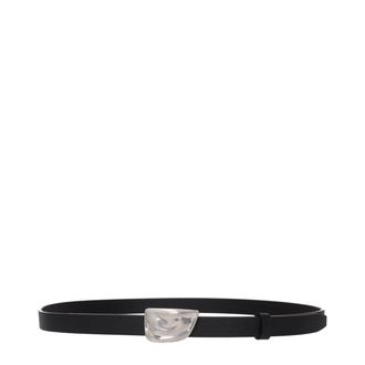 Burberry Black Leather Regular Womens Belt