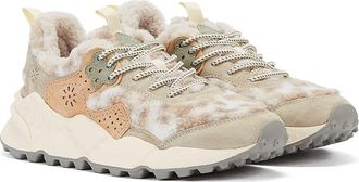 Flower Mountain Kotetsu Womens Leopard/Grey Trainers - Size EU 36