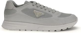 Prada Prax 2.0 Sneakers - Heren - Sneakers - Grijs - 40 EU - Wol - Schoenen