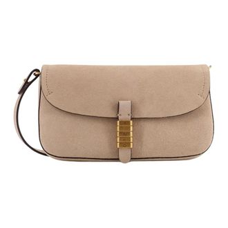 Pinko Saddle Flat Medium Shoulder Bag - female - PINKO - Cross Body Bags - Beige - ONE SIZE - Bags