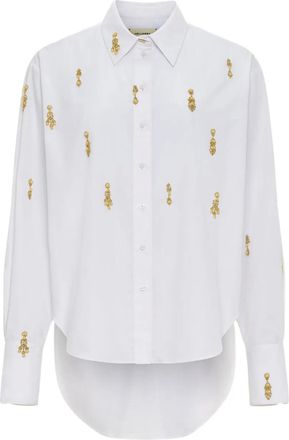 Hellessy Camicia Lucas con decorazione - Bianco