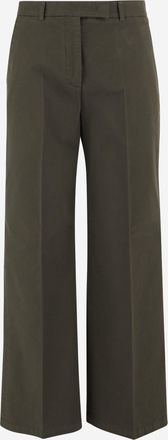 Ql2 Quelledue Womens Stretch Cotton Pants Military Green Trousers