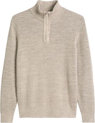 Marc O'Polo Troyer Regular - Heren - Truien - Beige - Maat: M Katoen