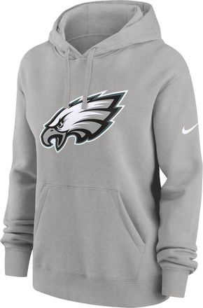 Nike Philadelphia Eagles Club Nike Womens NFL Pullover Hoodie in Grey | 00Z506G86-LT3