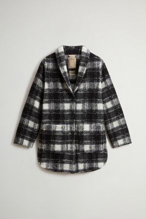 Woolrich donna Giacca a camicia Gentry in misto lana Nero Taglia XXS