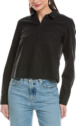 Michael Stars Nat Linen-Blend Shirt