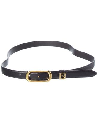 Fendi Fendi Ff Leather Belt