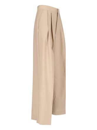 SA SU PHI Womens Trousers Beige Wool