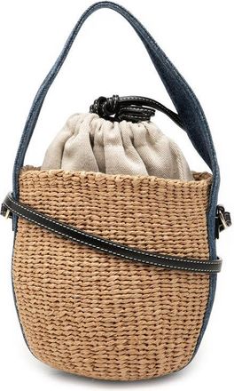 Chlo&eacute; Pre-owned Chloe Small Raffia Woody Basket Bucket Bag Ladies YF1JBL0C7P6JK32I