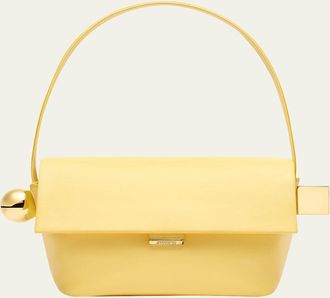 Jacquemus Le Rond Carre Leather Shoulder Bag