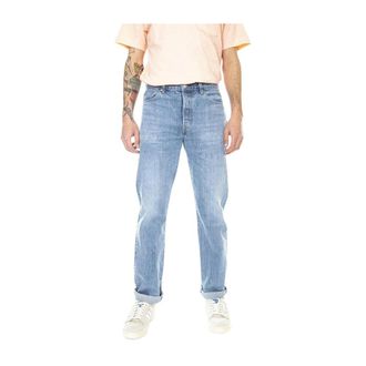 Edwin Heren, Jeans, Blauw, Maat: W38 L32 Katoen