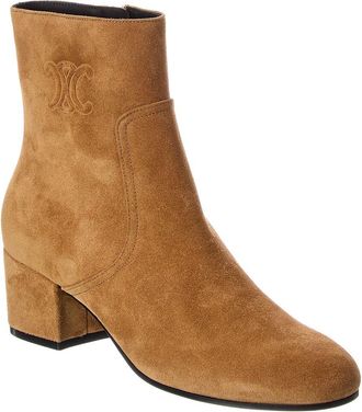 Celine Celine Triomphe Suede Knee-High Boot