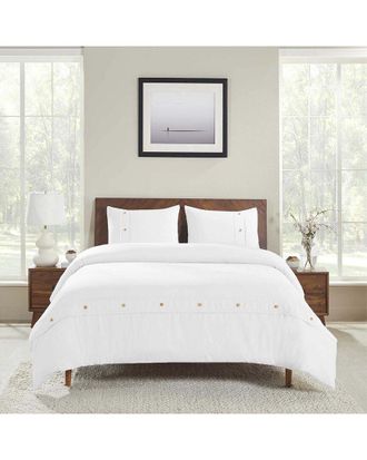Superior Organic Cotton 300 Thread Count Percale 3Pc Duvet Cover Set