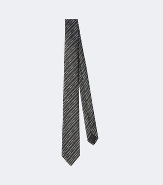 Gucci Corbata en jacquard de seda a rayas