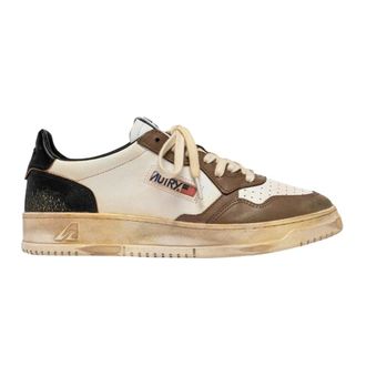 Autry Medalist Low Super Vintage Sneaker - Heren - Schoenen - Veelkleurig - Maat: 41 EU Katoen