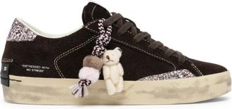 Crime London Schoenen, Dames, Bruin, 40 EU, Leer, Distressed Teddy Brownie