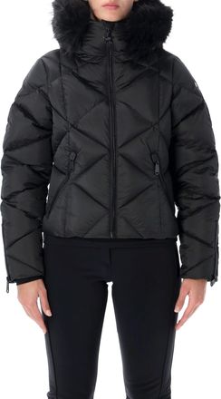 Goldbergh Harumi Quilted Detachable Fur Down Jacket