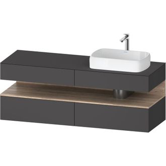 Duravit Qatego Consola Mueble Bajo Lavabo, 2 Extensiones, 2 - Duravit