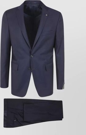 Tagliatore virgin wool single-breasted suit