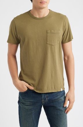 AG - Adriano Goldschmied Nick Cotton Pocket T-Shirt in Heritage Coastal Moss at Nordstrom, Size X-Large