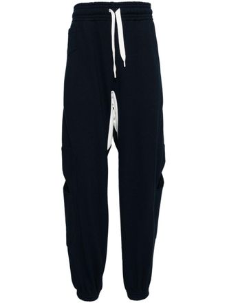 Stefan Cooke Pantaloni sportivi con cut-out - Blu