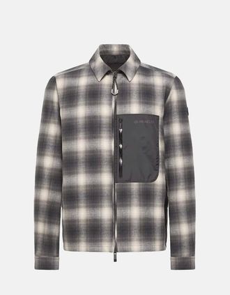 Moncler Mens Cornisello Shirt Jacket Black - Size: 40/Regular