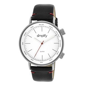 Simplify The 3300 White Dial Watch SIM3301