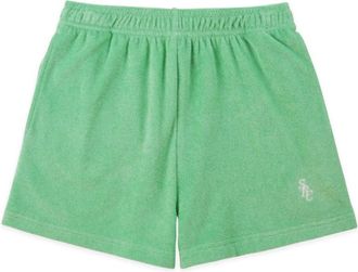 Sporty & Rich SRC cotton track shorts - women - Cotton - M - Green