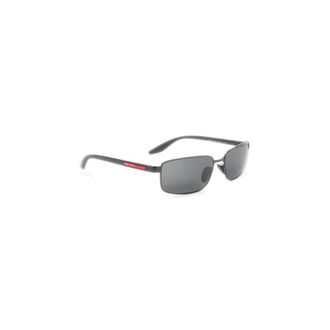 Prada B54S Rectangle Metal Sunglasses - male - Prada - Sunglasses - Black - 59 MM - Accessories