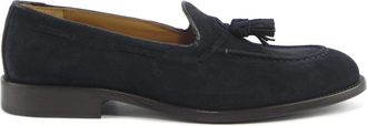 Marco Ferretti Blauwe Nappine Loafers - Heren - Loafers - Blauw - 40 EU - Su&egrave;de - Schoenen