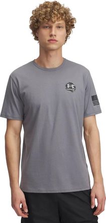 Under Armour Mens Freedom by Air Short Sleeve T-Shirt, Color Titan Gray (024), Size: XX-Large